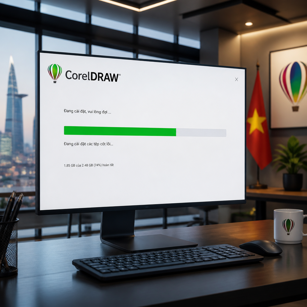 Hướng dẫn cài đặt và thiết lập ban đầu CorelDRAW X7
